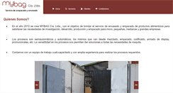 Desktop Screenshot of mybag-ec.com