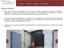 Tablet Screenshot of mybag-ec.com
